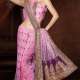 Bollywood Shiffli saree mit Blusenstoff